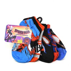 Lot de 6 paires de chaussettes Spider-Man SMALL 4.5 a 8.5