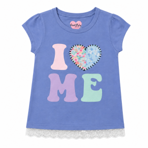 Tee shirt  I ♥ ME du 6 au 12 ans