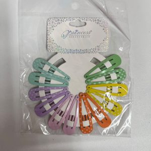 Pack de 12 pinces unis - moyenne