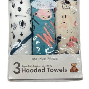 Pack de 3 serviettes BLEU BEIGE