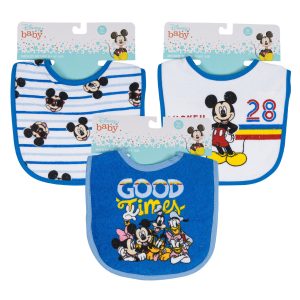 Pack de 3 bavoirs MICKEY
