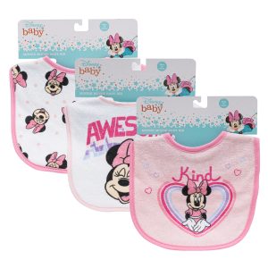 Pack de 3 bavoir MINNIE