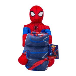 Peluche et couverture SPIDERMAN