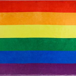 Couverture imprimée arc-en-ciel, 152,4 × 203,2 cm