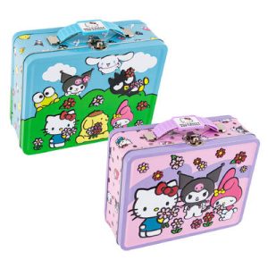 Boite à goûter ou à trésor Hello Kitty & Friends BLEUE