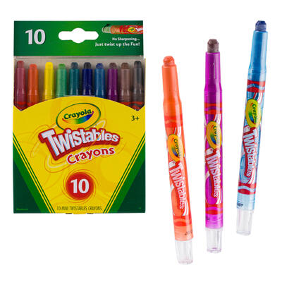 Mini crayons Twistables, boîte de 10