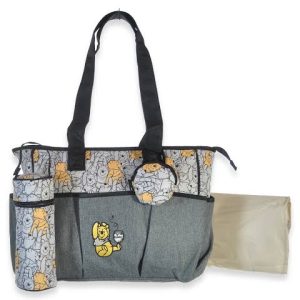 Sac à langer WINNIE L OURSON -lot de 4 pièces