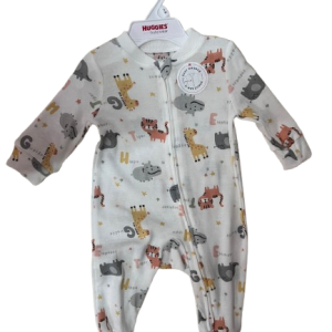 Grenouillère 3 MOIS girafes elephants HUGGIES