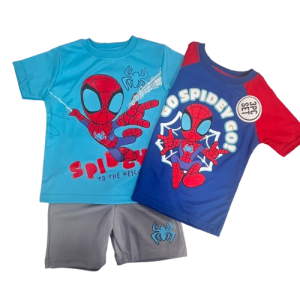 SPIDEY GO ens 3pc  ROUGE POWER- 3  ans