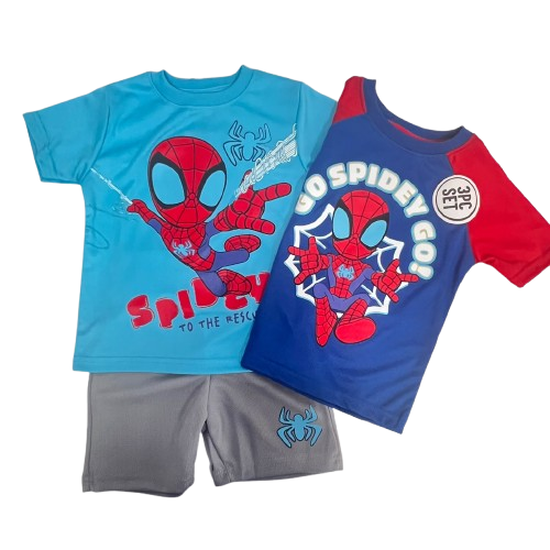 SPIDEY GO ens 3pc ROUGE POWER- 3 ans