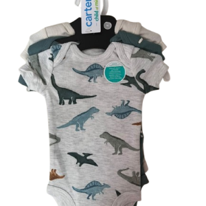 Pack de 3 bodys CARTERS dino NEWBORN