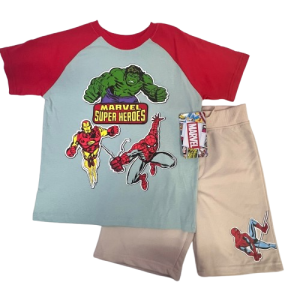 MARVEL ensemble 2pc - 6 ans